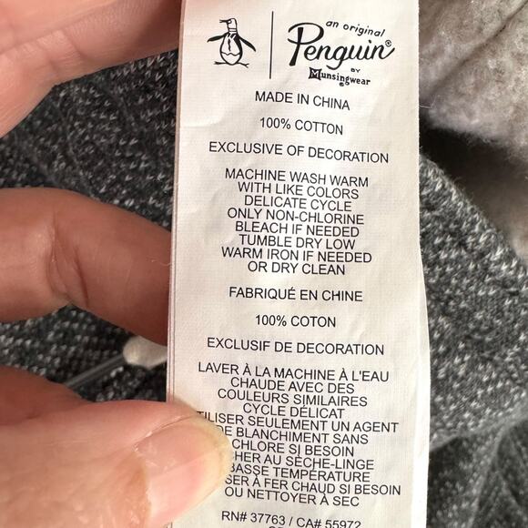 Penguin Munsingwear Cotton Cutoff Fleece Lined Cargo Sweat Shorts Men's Size M - Picture 9 of 9